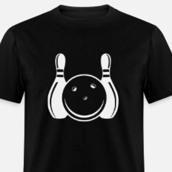 Funny Smiling Bowling Ball and Pins - Picture 1 of 1